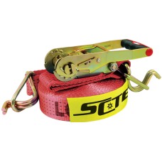 Load Binder / Restraint Ratchet & 50mm x 9m Red Strap